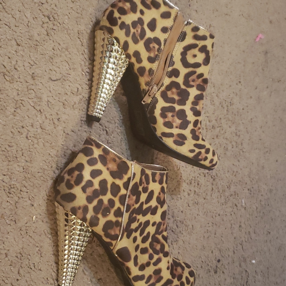 Leopard Booties